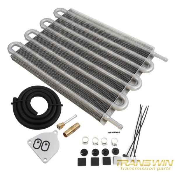 TF72 Transmission Oil Cooler Heat Exchanger with Flange Kit for Jeep Renegade Compass Fiat Toro | TRANSWIN