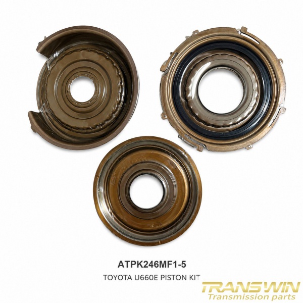 Toyota U660E Automatic Transmission Piston Kit ATPK246MF1-5 Rebuild Repair Parts